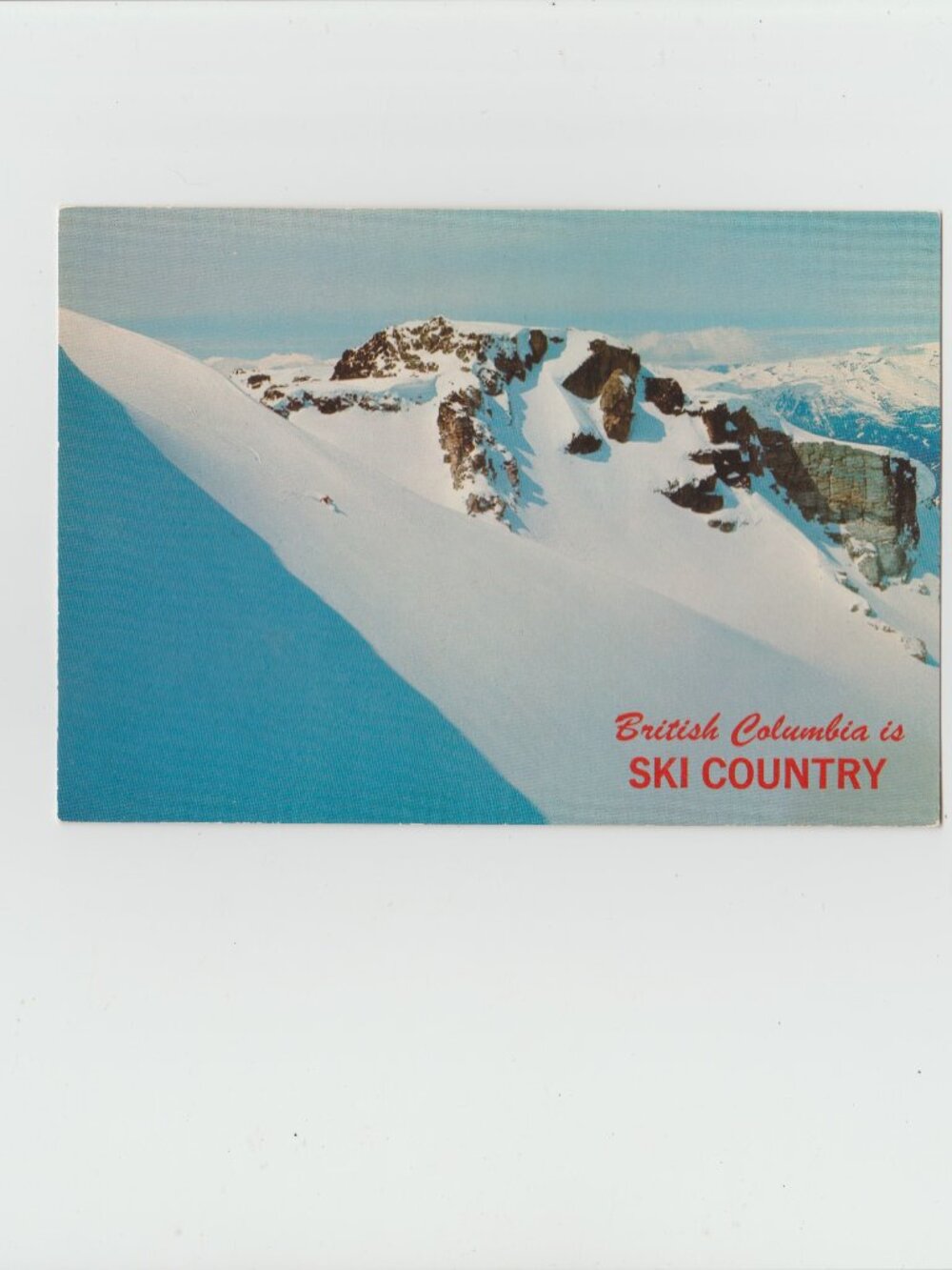 British Columbia Is Ski Country Whistler Mountain Garibaldi Provincial Park Area